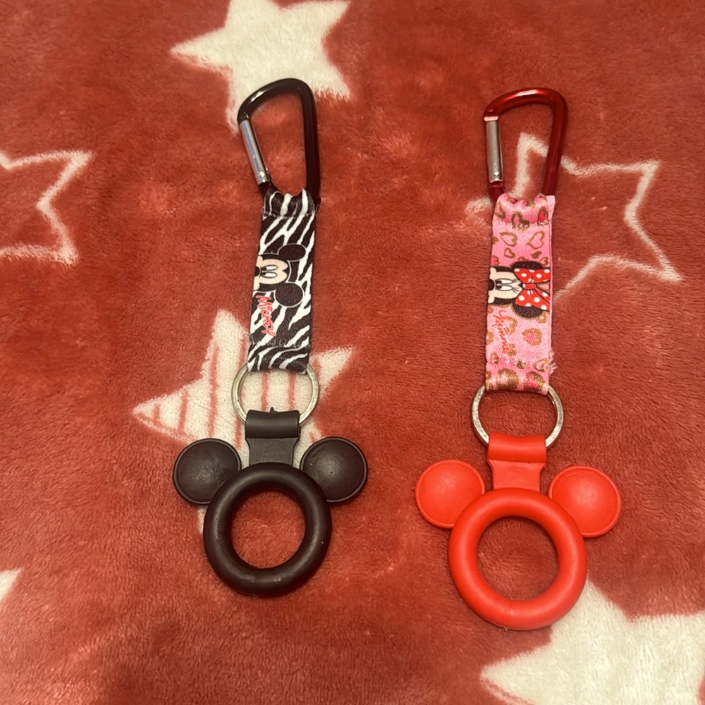 Mickey and Minnie AirTags holders